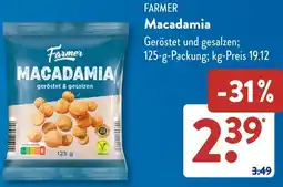 Aldi Süd FARMER Macadamia Angebot