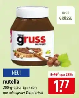 Famila Nord Ost gruss nutella Angebot