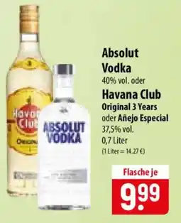 Famila Nord Ost Absolut Vodka Angebot