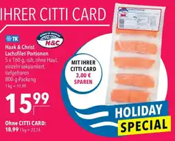 CITTI Markt Haak & Christ Lachsfleisch-Portionen Angebot