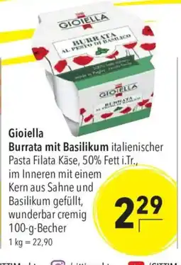 CITTI Markt Gioiella Burrata mit Basilikum Angebot