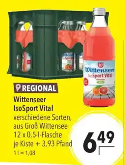 CITTI Markt Wittenseer IsoSport Vital Angebot