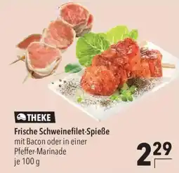 CITTI Markt THEKE Frische Schweinefilet-Spieße Angebot