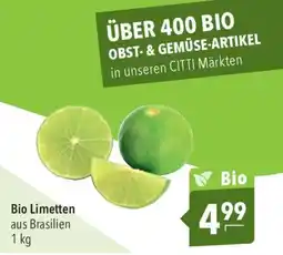 CITTI Markt Bio Limetten Angebot