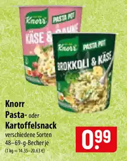 Famila Nord Ost Knorr Pasta- oder Kartoffelsnack Angebot