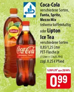 Famila Nord Ost Coca-Cola, Fanta, Sprite, Mezzo Mix, Lipton Ice Tea Angebot