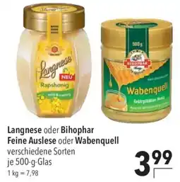 CITTI Markt Langnese oder Bihophar Wabenquell Angebot