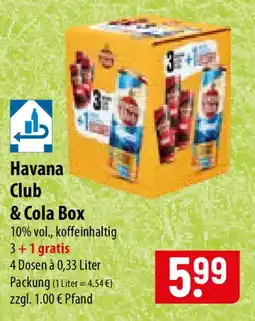 Famila Nord Ost Havana Club & Cola Box Angebot