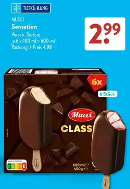 Aldi Süd MUCCI Sensation Angebot