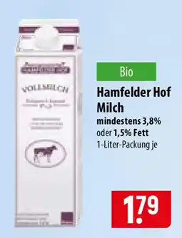 Famila Nord Ost Hamfelder Hof Milch Angebot