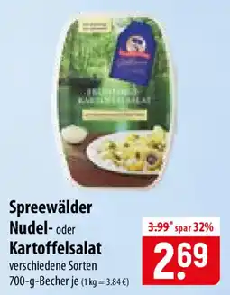 Famila Nord Ost Spreewälder Nudel- oder Kartoffelsalat Angebot
