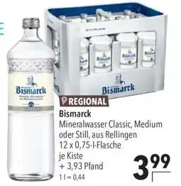 CITTI Markt Bismarck Mineralwasser Classic, Medium oder Still Angebot