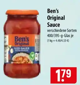 Famila Nord Ost Ben's Original Sauce Angebot