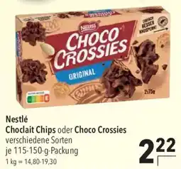 CITTI Markt Nestlé Chocolait Chips oder Choco Crossies Angebot