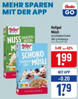 Famila Nord Ost Hofgut Müsli Angebot