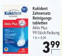 CITTI Markt Kukident Zahnersatz-Reinigungstabletten Aktiv Plus Angebot