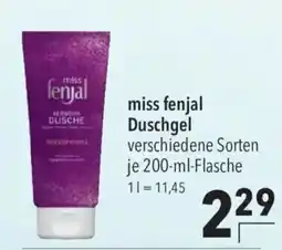 CITTI Markt miss fenjal Duschgel Angebot