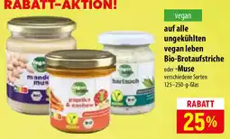 Famila Nord Ost vegan leben Bio-Brotaufstriche oder -Muse Angebot