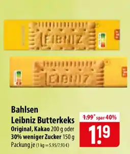 Famila Nord Ost Bahlsen Leibniz Butterkeks Angebot