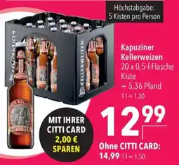 CITTI Markt Kapuziner Kellerweizen Angebot