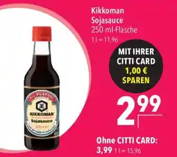 CITTI Markt Kikkoman Sojasauce Angebot