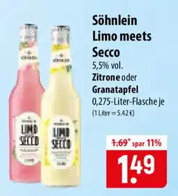 Famila Nord Ost Söhlein Limo meets Secco Angebot