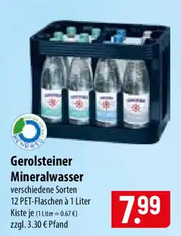 Famila Nord Ost Gerolsteiner Mineralwasser Angebot