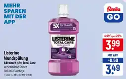 Famila Nord Ost Listerine Mundspülung Angebot