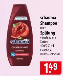Famila Nord Ost schauma Shampoo oder Spülung Angebot