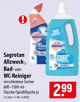 Famila Nord Ost Sagrotan Allzweck- oder WC-Reiniger Angebot