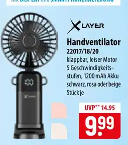Famila Nord Ost X LAYER Handventilator Angebot