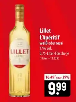 Famila Nord Ost Lillet L'Apéritif Angebot