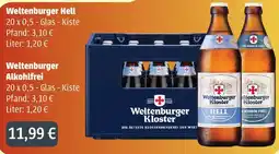 Getränkeland Mayer Weltenburger Hell Angebot