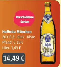 Getränkeland Mayer Hofbräu München Angebot