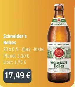 Getränkeland Mayer Schneider's Helles Angebot