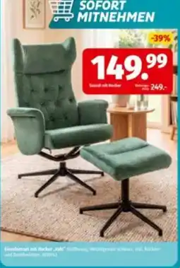 Segmüller Einzelsessel mit Hocker „Vals“ Angebot
