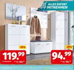 Segmüller Garderobenprogramm Merano Angebot