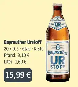 Getränkeland Mayer Bayreuther Urstoff Angebot
