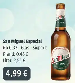 Getränkeland Mayer San Miguel Especial Angebot