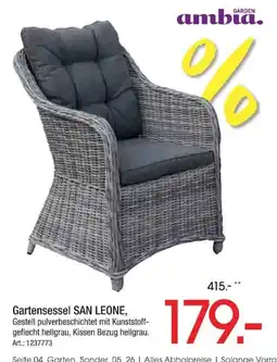 Zurbrüggen Gartensessel SAN LEONE, ambia. Angebot