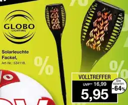Möbel Inhofer GLOBO Solarleuchte Fackel Angebot