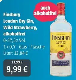 Getränkeland Mayer Finsbury London Dry Gin, Wild Strawberry, alkoholfrei Angebot