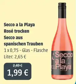Getränkeland Mayer Secco a la Playa Rosé trocken Secco aus spanischen Trauben Angebot