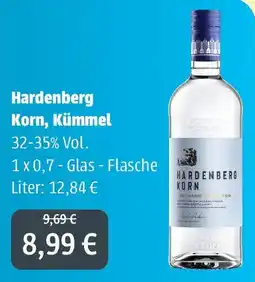 Getränkeland Mayer Hardenberg Korn, Kümmel Angebot