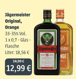 Getränkeland Mayer Jägermeister Original, Orange Angebot
