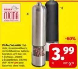 Segmüller PRIMA CUCINA Pfeffer/Salzmühle Angebot