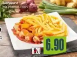 Segmüller Currywurst mit Pommes Frites Angebot
