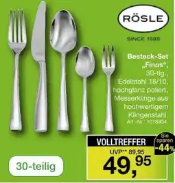 Möbel Inhofer RÖSLE Besteck-Set „Finos“ Angebot