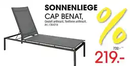 Zurbrüggen Sonnenliege cap benat Angebot
