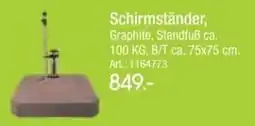 Zurbrüggen Schirmständer, Graphite Angebot